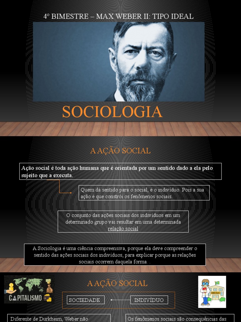 Max Weber - Tipo Ideal | PDF | Max Weber | Sociologia