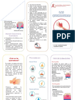 Tipos de quemaduras y primeros auxilios para quemaduras de 3er grado