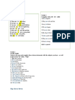 To Be Tasks PDF