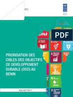 Rapport de Priorisation Des Cibles Des ODD Au Benin PDF