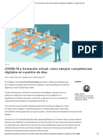 COVID-19 y Formación Virtual - Cómo Adoptar Competencias Digitales en Cuestión de Días
