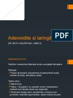 Adenoidite Si Laringite