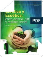 Bioética, ecoética y realidad social