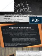 Kelompok 8 Karakteristik Kemandirian Peserta Didik