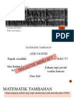 Matematik Tambahan: Taklimat Mata Pelajaran Ting 4