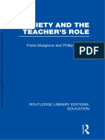 Frank Musgrove & Philip H Taylor - Society and The Teacher's Role-Routledge (2012)