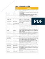 Glossário - Termos Utilizados No SAP FI