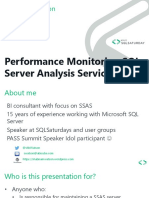 Monitor SQL Server Analysis Services Performance