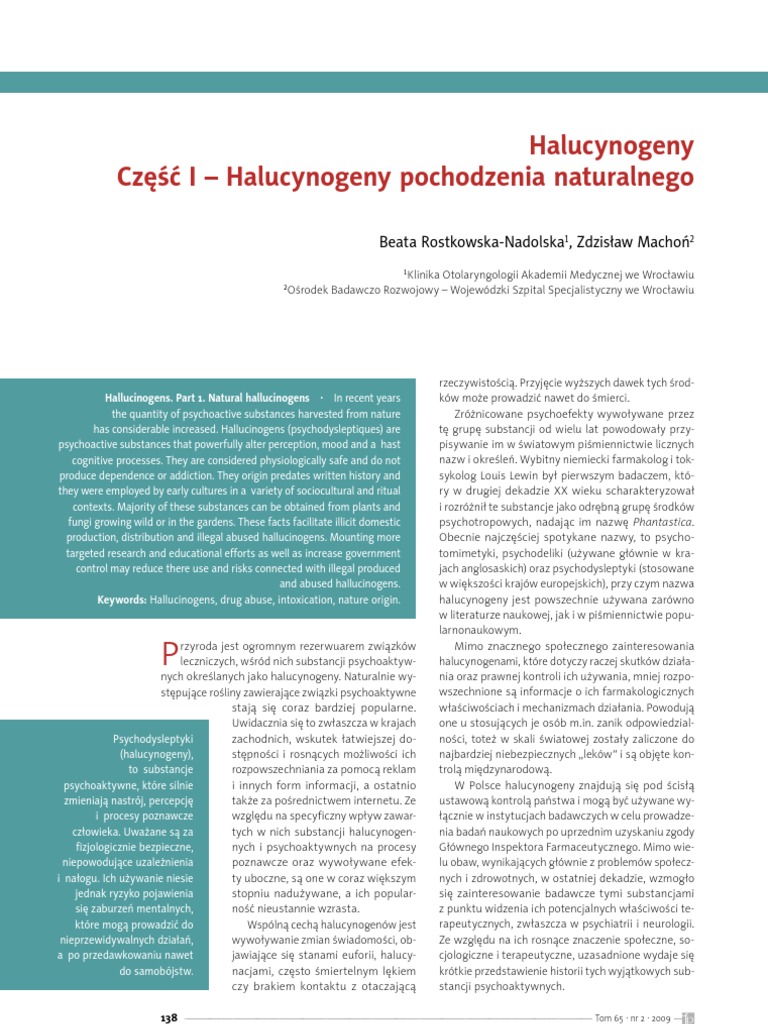 Halucynogeny | PDF
