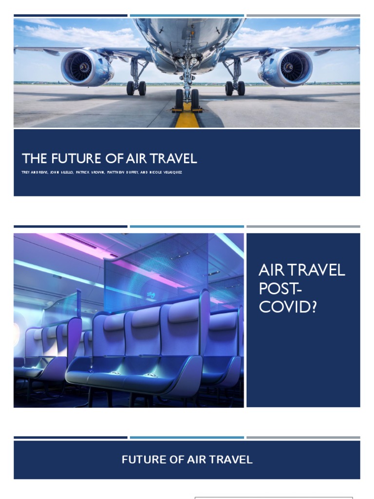 Future of Air Travel Slide Deck | PDF | Airlines | Sustainability