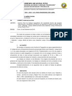 Informe 003 Topografia