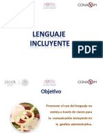 Curso Lenguaje Incluyente