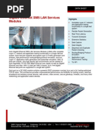 Gigabit Ethernet XMS LAN Services Modules: Data Sheet