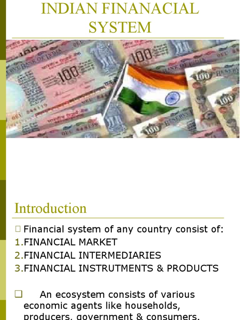 Overview of the Indian Financial System | PDF | Financial Markets ...