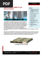 Gigabit Ethernet XMSP12 LAN Services Module: Data Sheet