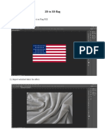 2D To 3D Flag: Start A New Project / Then Save It As Flag - PSD 1.) Import Pic of Flag