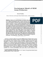 A Cognitive-Psychological Model of REM Dream Production