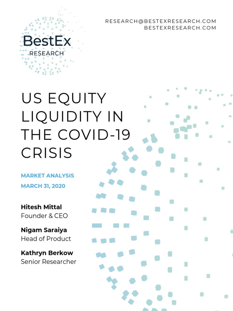 COVID 19 Liquidity Effect | PDF | Vix | Market Liquidity