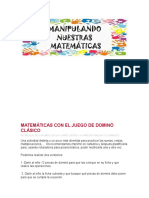 6 divertidos juegos para enseñar a sumar y restar con dominó