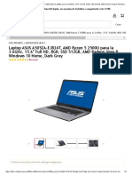 Laptop ASUS A505ZA-EJ824T, AMD Ryzen 5 2500U Pana La 3.6GHz, 15.6 - Full HD, 8GB, SSD 512GB, AMD Radeon Vega 8, Windows 10 Home, Dark Grey