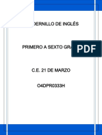 Cuadernillo de Inglés Maleny Ontiveros Tovar. Primero A Sexto Grado PDF