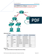 10.1.2.4 Lab - Configuring Basic DHCPv4 On A Router - ILM PDF