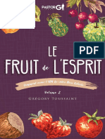 Le Fruit de L'esprit Volume 2 - Gregory Toussaint PDF