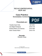 2 Tarea. Caso Práctico Sobre Sociedades Comerciales