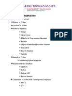 Python Pragathi Contents PDF