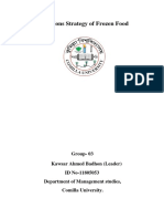 Operations Strategy of Frozen Food