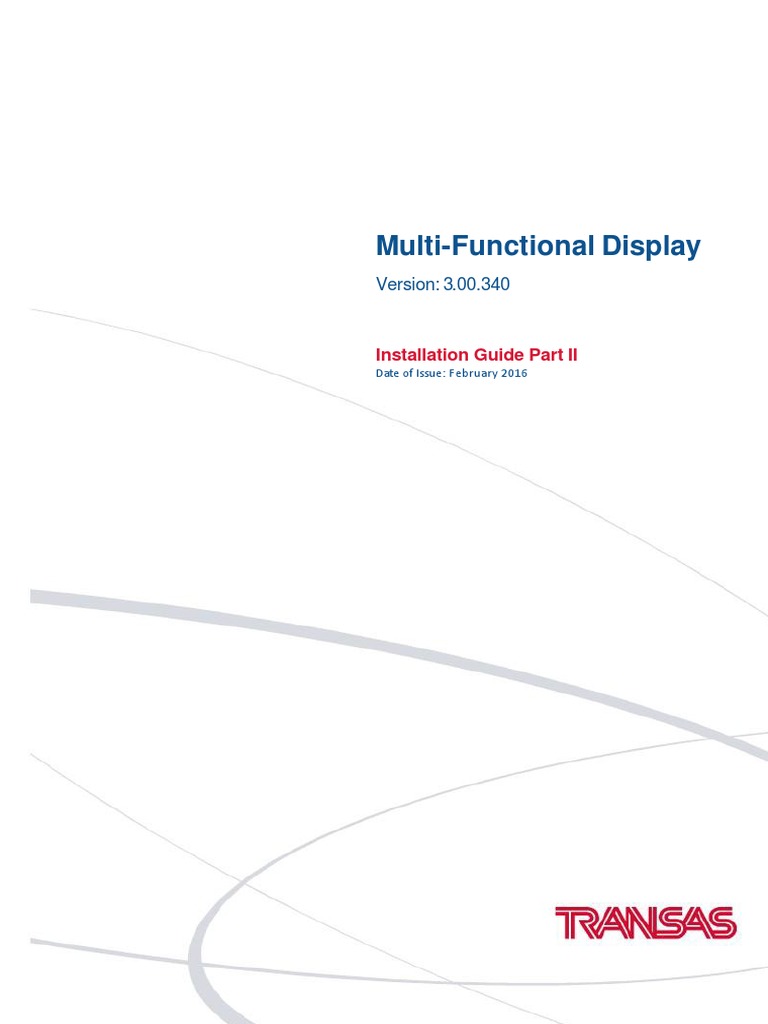 MFD 3 00 340 Installation Guide Part II PDF | PDF | High Voltage