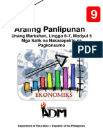 Ap9 - q1 - Mod-5 - Mga Salik Na Nakaaapekto Sa Pagkonsumo - v3 PDF