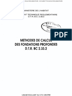 Calcul Fondations Profondes PDF