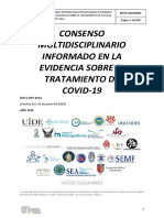 Consenso Multidisciplinario Tratamiento Covid V8 PDF