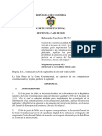 Sentencia C-420 de 2020 MP - RSRG - Exp. Re-333 PDF