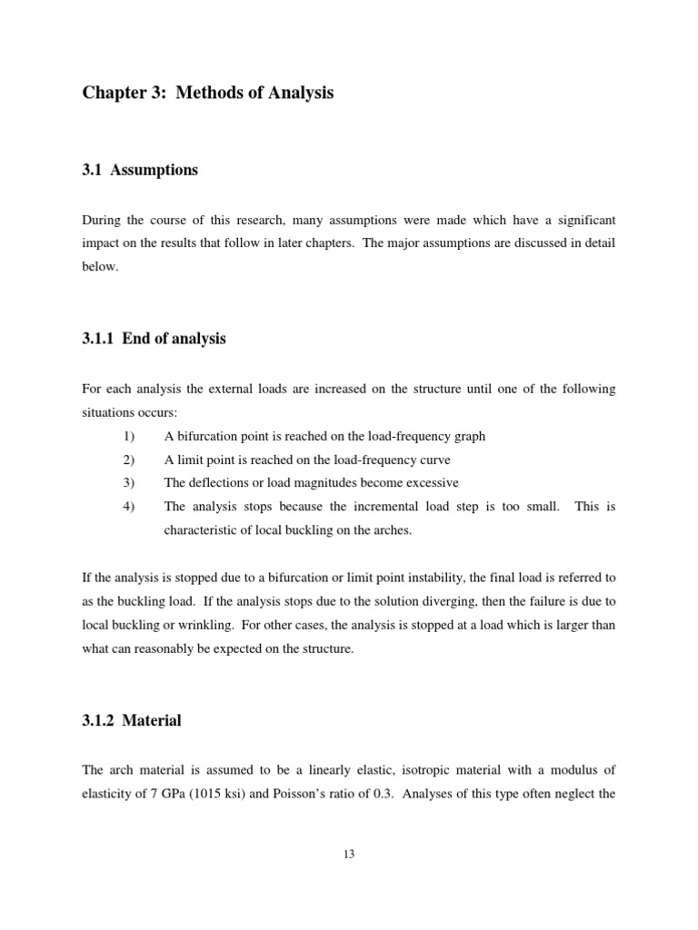 Leaning Arches: Analysis Methods | PDF | Buckling | Deformation (Mechanics)