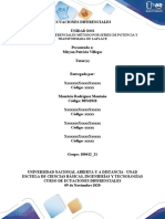 Ecuaciones Diferenciales Métodos Serie Potencias y Laplace