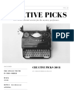 Chris Rawlins - Creative Picks PDF