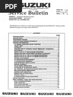 Suzuki GSF250VY '00 Service Manual Supplement