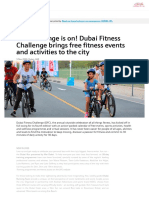 The Challenge Is On! Dubai Fitness Challenge Brings Free Fitness Events and Activities To The City