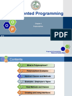 Object Oriented Programming: Polymorphism
