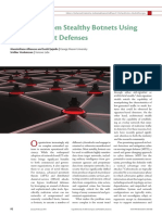 Defending From Stealthy Botnets Using Moving Target Defenses