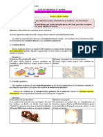 Química 1° Medio - Cambios de La Materia