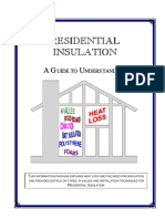 Residential Residential Insulation Insulation: AG AG U U