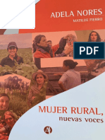Libro Mujer Rural, Nuevas Voces ADELA NORES PDF