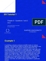 ER Tutorial 1: Chapter 9 - Questions 1 and 2 V3.0
