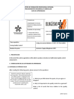 Gestión de Formación Profesional Integral Procedimiento Desarrollo Curricular Guía de Aprendizaje