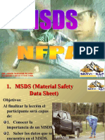 Capacitacion de MSDS Nfpa