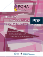 20-RegistroOncopediatricoHospitalarioArgentino SobrevidaCancerInfantil 2012 PDF