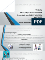 Evaluación psicológica: observación y entrevista